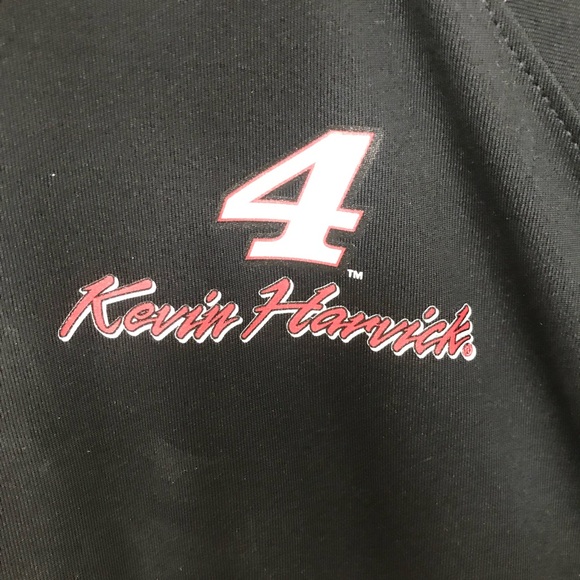 Stewart Haas Racing Black Polo Shirt Mens size 2XL Kevin Harvick 4 - Picture 3 of 4